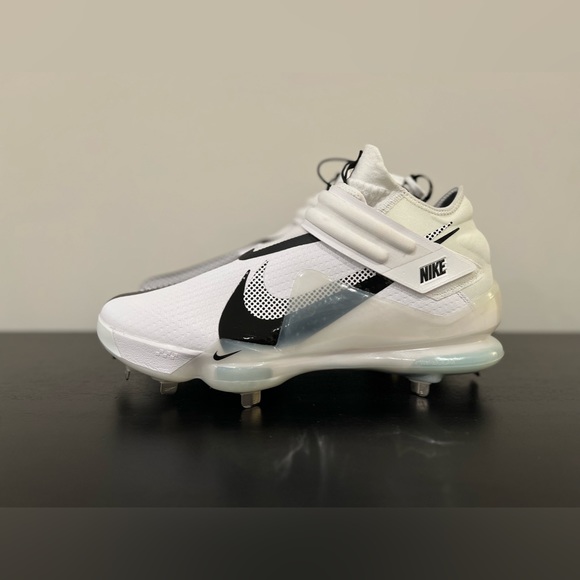 Nike Force Zoom Trout 7 Baseball Cleats White Black DC9904-103 Men’s Size 12.5
